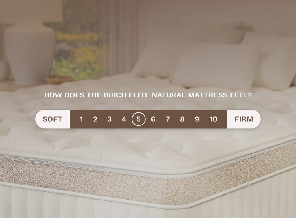 Helix Birch Elite Natural Mattress with Organic Cotton Cover