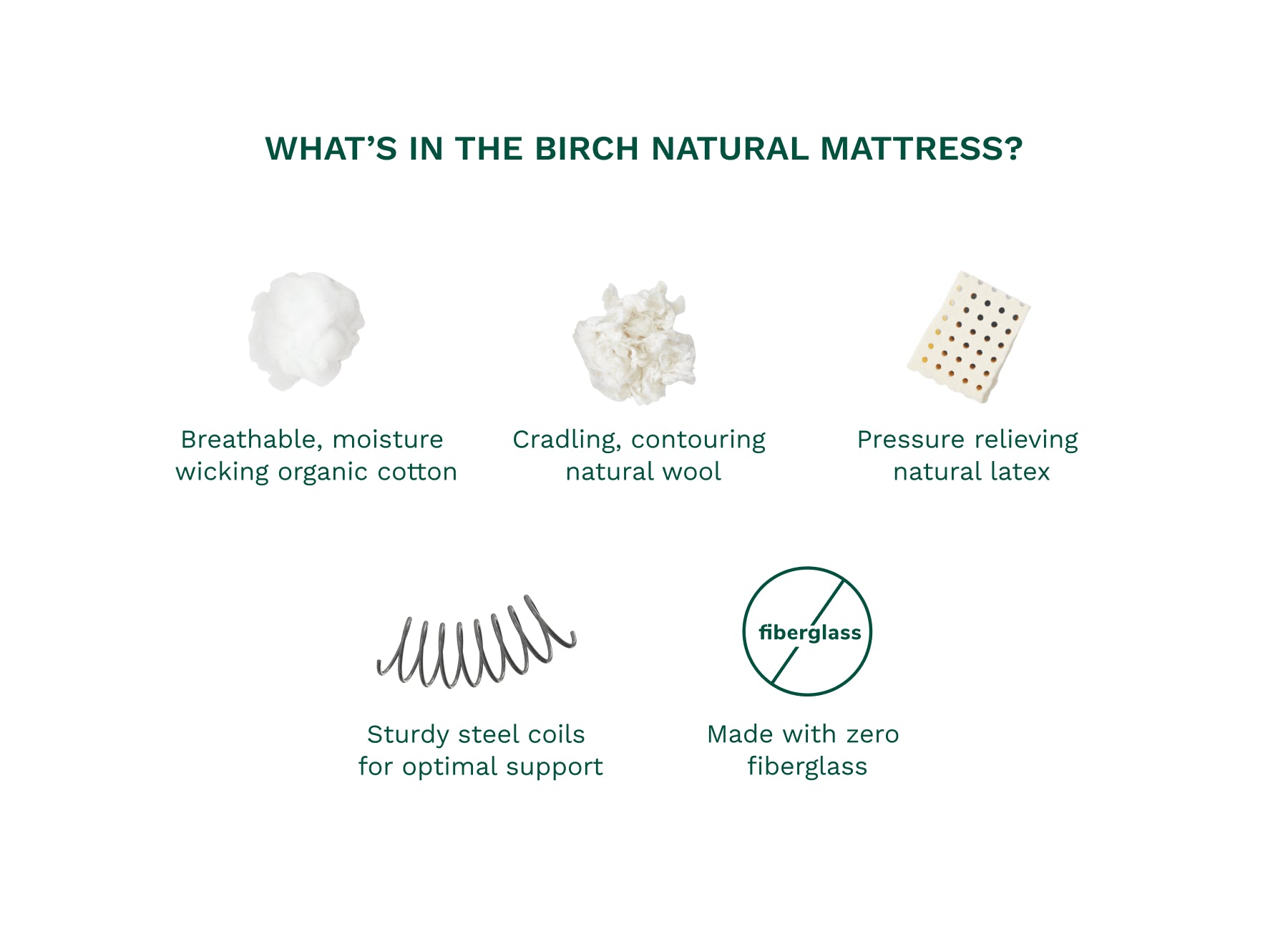 Helix Birch Natural Mattress