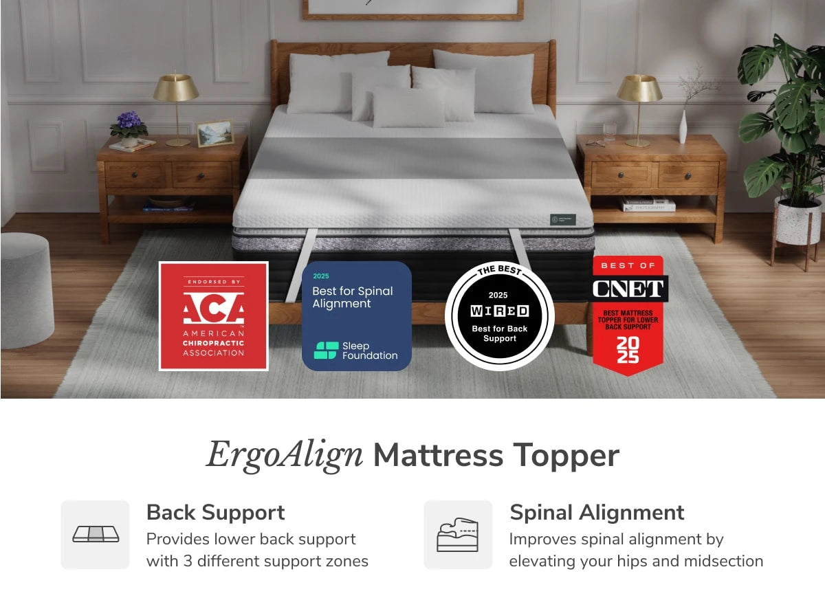 Helix ErgoAlign Mattress Topper with GlacioTex