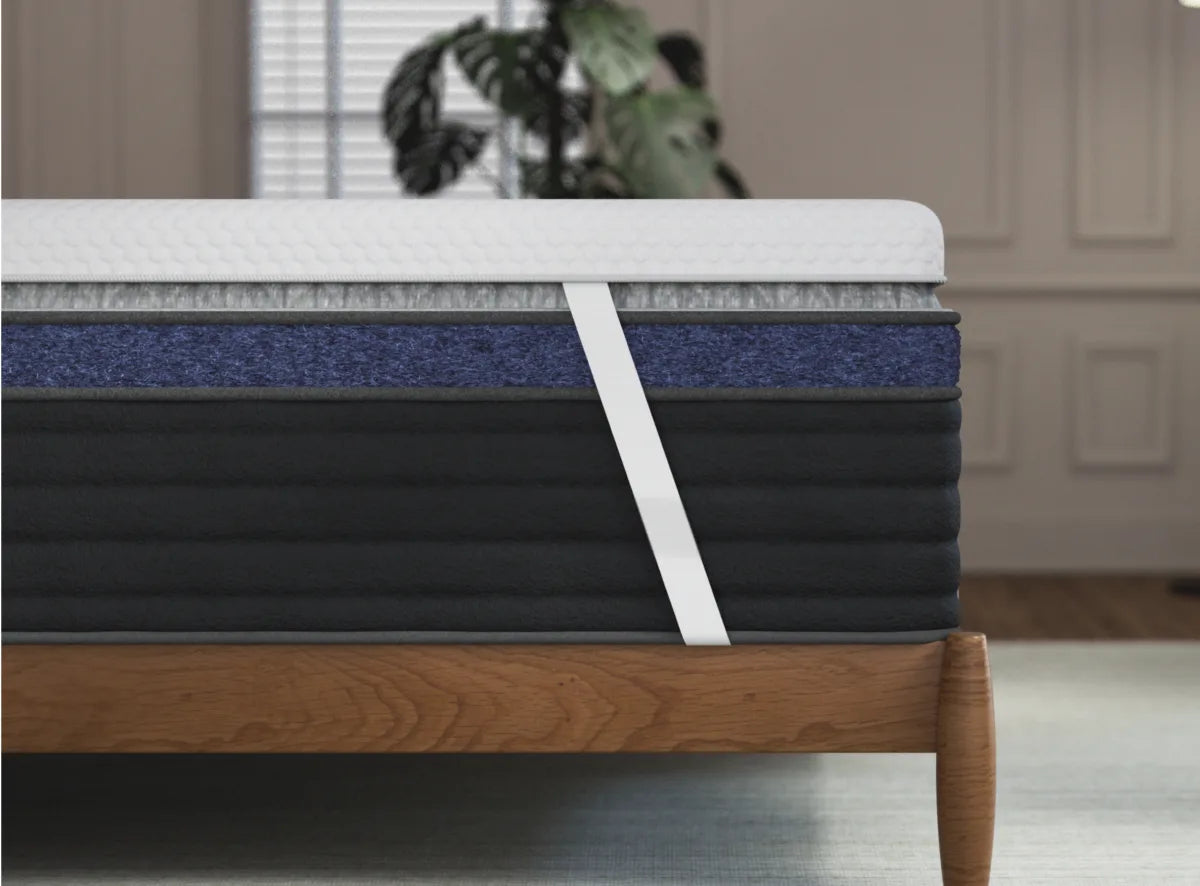 Helix Premium Memory Foam Mattress Topper with GlacioTex Luxury Firm