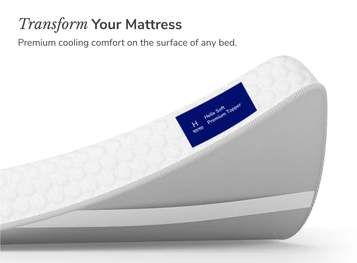 Helix Premium Mattress Topper with GlacioTex Firm